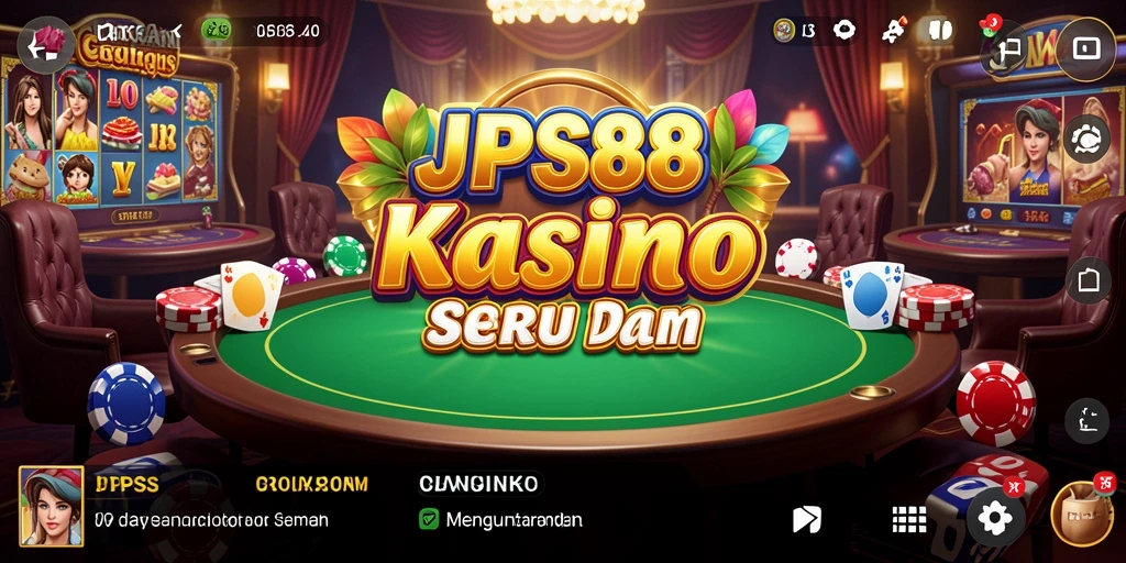 Screenshot JPS88 menunjukkan gameplay menegangkan di kasino online.