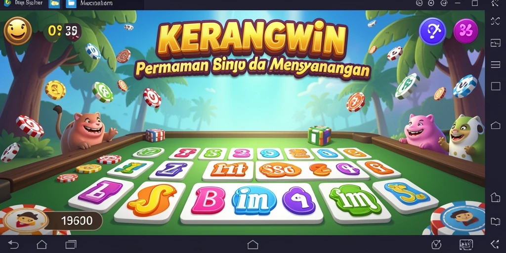 Tampilan gameplay seru KERANGWIN dengan interaksi Bingo.