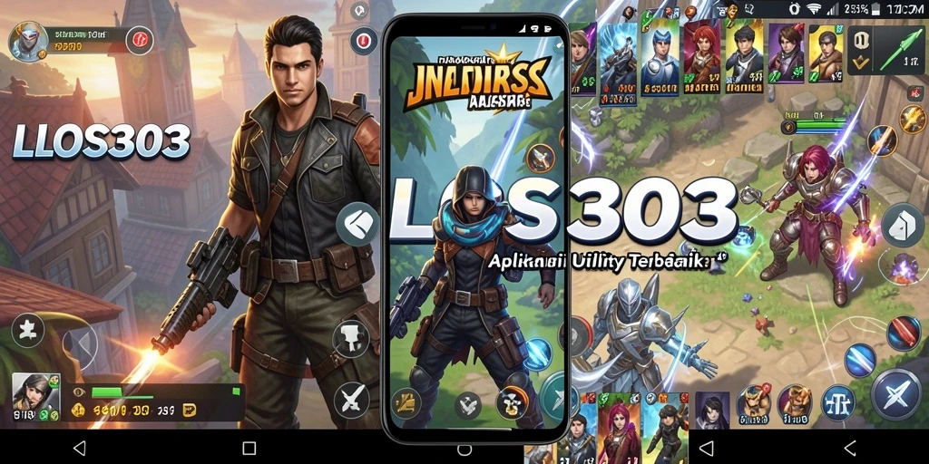 Screenshot utama LOS303 menampilkan antarmuka yang user-friendly dan fitur lengkap.