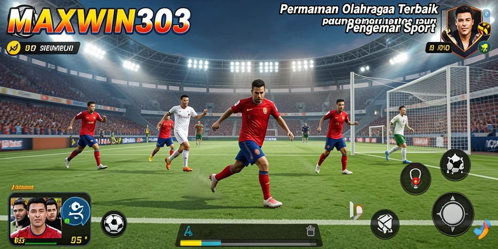 Tampilan gameplay seru dengan berbagai cabang olahraga di MAXWIN303.
