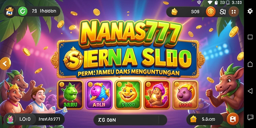 Tampilan menarik dari gameplay Slot di NANAS777 yang menggugah selera