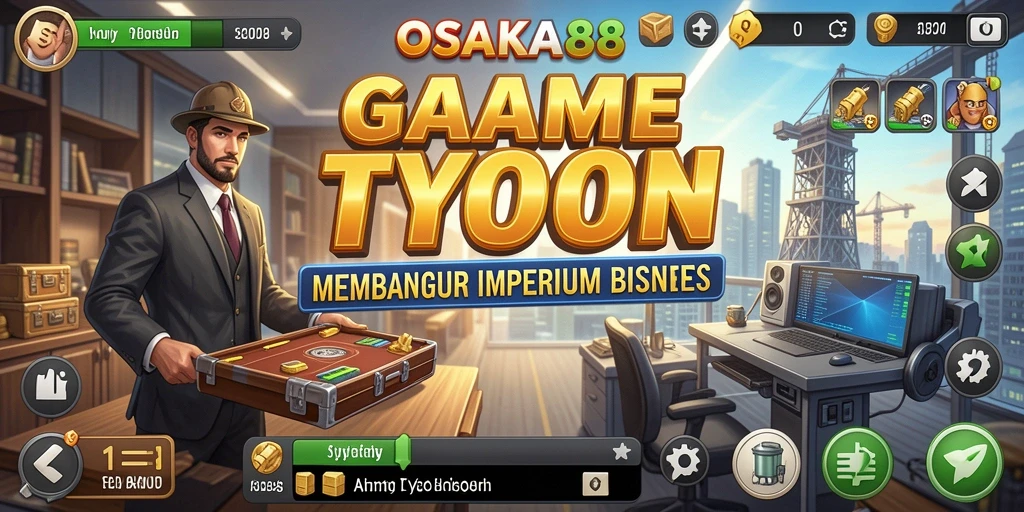 Tampilan gameplay <strong>OSAKA88</strong> yang menarik dengan elemen Tycoon yang mendalam.