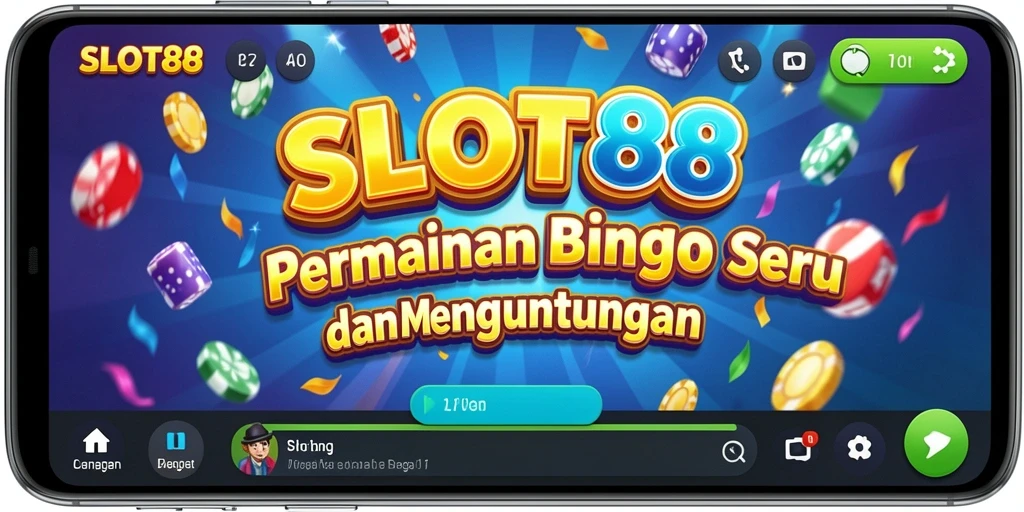 Tampilan gameplay SLOT88 yang interaktif dalam permainan Bingo.