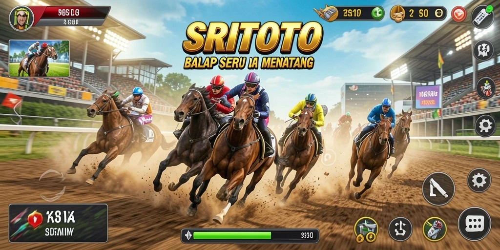 Tampilan gameplay balapan yang mendebarkan di SRITOTO.