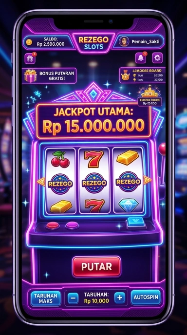 Tampilan antarmuka penggunaan rezego yang sederhana dan mudah.